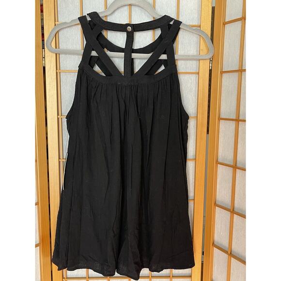 Doe & Rae Strappy Swing Tank Black size Medium NWT - Picture 3 of 3